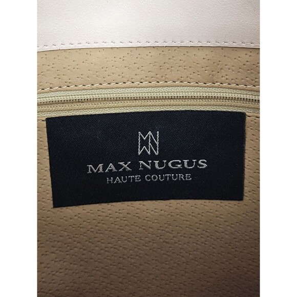 Authentic Max Nugus Haute Couture Pink Leather Purse Shoulder Handbag - Picture 3 of 8